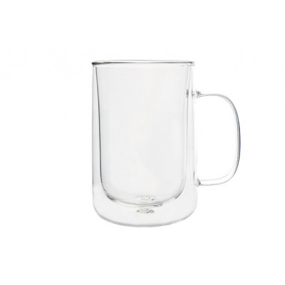 Cosy&Trendy OMAGIO CAPPUCCINO 200ML SET 2D7XH10.5CM DUBBELWANDIG - BOROSILICAAT