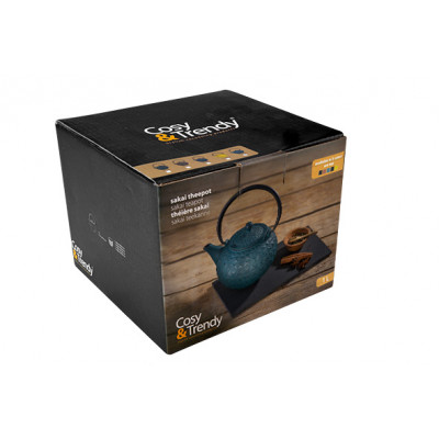 Cosy&Trendy SAKAI TEAPOT BLUE 1L CAST IRONFILTER INCLUDED