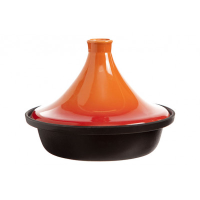 Cosy&Trendy TAJINE BLACK-ORANGE DIA 25CM INDUCTION