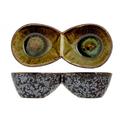 Cosy&Trendy ELEMENTS MINERAL DUO APERO DISH14X6,2XH3,5CM