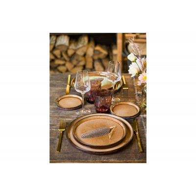 Cosy&Trendy QUINTANA AMBER SOUP PLATE D19,5XH5,2CM1L