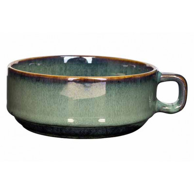 Cosy&Trendy JADE SOUP BOWL WITH HANDLE D12,5XH5CM