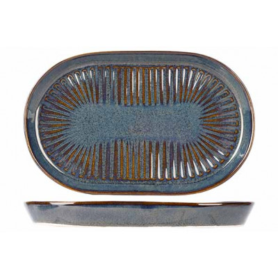 Cosy&Trendy SOLAS BLUE OVAL PLATE 19X12,5CM