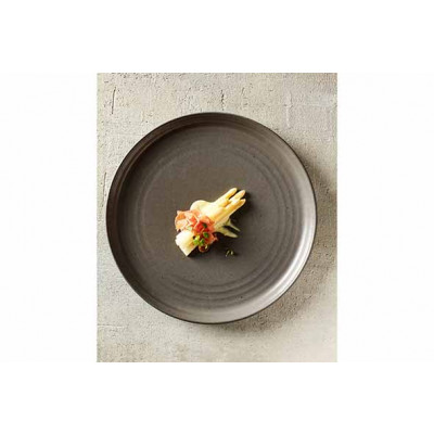 Cosy&Trendy ARTISAN GREY SOUP PLATE D25CMCOUPE 940ML