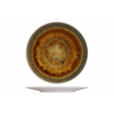 Cosy&Trendy IRIS BROWN DESSERT PLATE D20CM