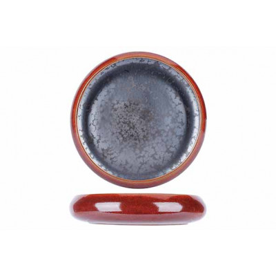 Cosy&Trendy ELEMENTS MAROON PLATE D16,6XH3,8CM