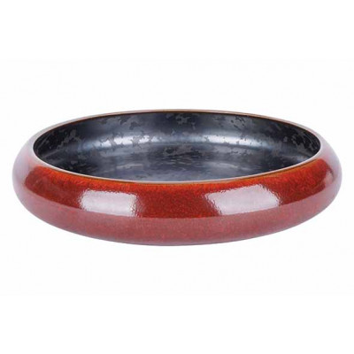 Cosy&Trendy ELEMENTS MAROON PLATE D16,6XH3,8CM