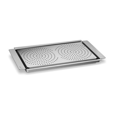 Rosseto Multi-Chef™ Stainless Steel Griddle with Flatbread Warming Tray, 1 EA