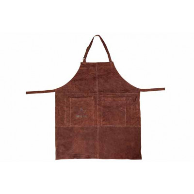 Cosy&Trendy WHITE FIRE BBQ APRON 77X66CM LEATHER