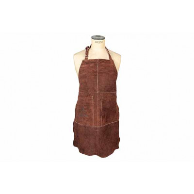 Cosy&Trendy WHITE FIRE BBQ APRON 77X66CM LEATHER