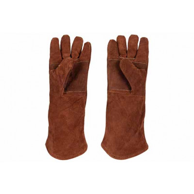 Cosy&Trendy WHITE FIRE BBQ GLOVES LEATHER