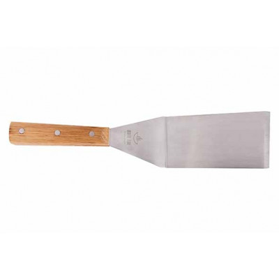 Cosy&Trendy WHITE FIRE HAMBURGER TURNER WITH OAK HANDLE