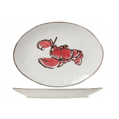 Cosy&Trendy LOBSTER OVAL PLATE 37X27CM