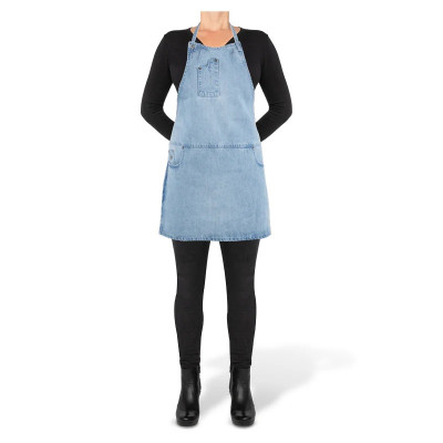 Dutch Deluxes 5 Pocket Apron DENIM Washed Indigo