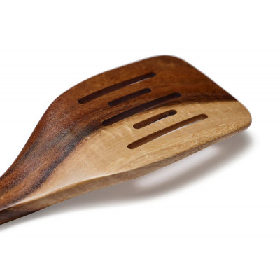 Dutchdeluxes Wooden Utensil Skimmer Spatula ACACIA Acacia