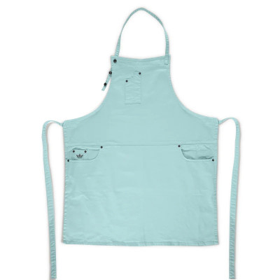 Dutchdeluxes Five pockets apron - slim fit ORGANIC COTTON Azure