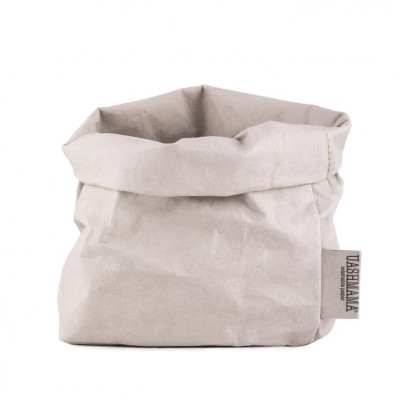 PAPER BAG LARGE GREY UASHMAMA