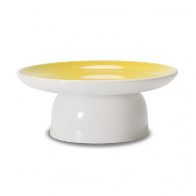 Figgjo Skygge pedestal palte white/yellow ø20cm