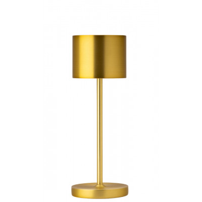 Utopia Tahiti LED Cordless Lamp 26cm - Brushed Gold