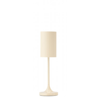 Utopia Cayman Micro LED Cordless Lamp 20cm -Ceramic Cream