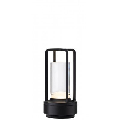 Utopia Cuba LED Cordless Lamp 17.5cm - Black