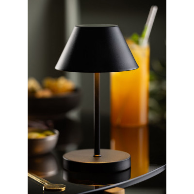 Utopia Bonaire LED Cordless Lamp 19cm - Black