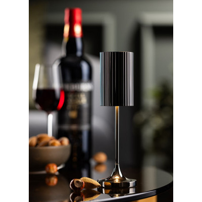 Utopia Cayman Micro LED Cordless Lamp 20cm - Gunmetal