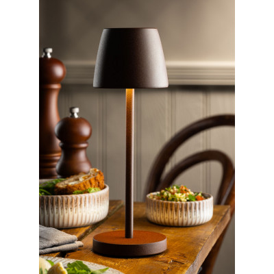 Utopia Mini Montserrat LED Cordless Lamp 26cm - Cocoa